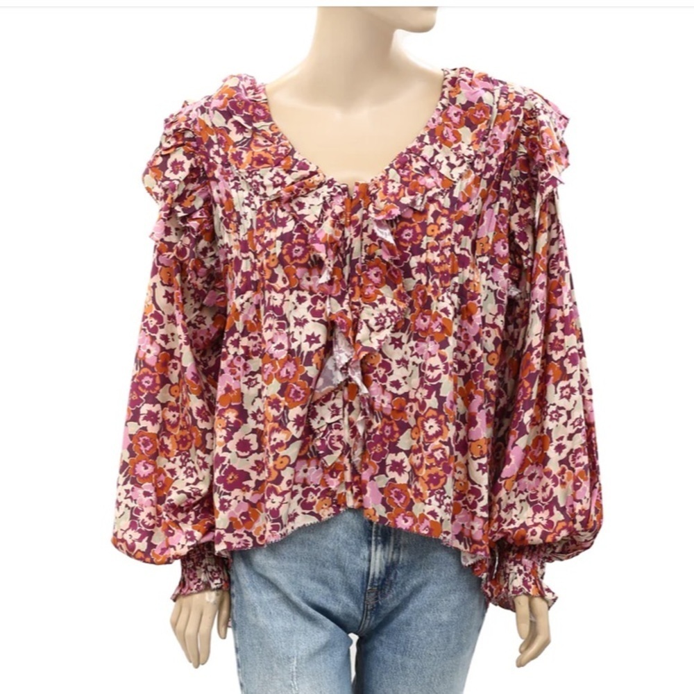Love The Label Anthropologie Charisma Buttondown Tunic Top S